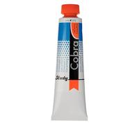 Cobra Tubo de colores al óleo mezclables con agua Study - Cian primario 572-40 ml - Semiopaco - Solidez a la luz +++