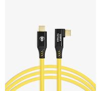 CobraTether Cable USB-C a USB-C 90°, 10m, Amarillo