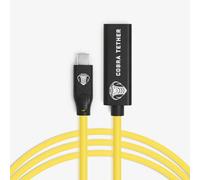 CobraTether Cable USB-C a USB-C Female, Extensión, 5m, Amarillo