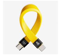 Cable CobraTether USB-C to USB-C - USB Flexpro (40Gbit) - 0,14m - Amarillo