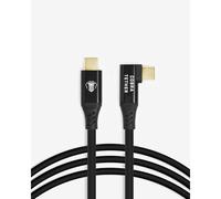 COBRAUNION Cable de anclaje USB-C - 10M 5G Recto - En ángulo de 90 negro
