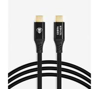 COBRAUNION Cable de anclaje USB-C - 10M 5G Recto - Recto negro