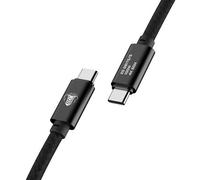 CobraTether Cable (20Gbit) - USB-C to USB-C - 0,3m - Negro