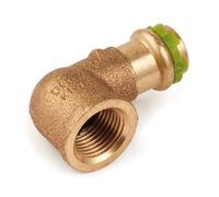 Cobre Ajuste a Presión Sudopress Codo de Transición 90° 15 mmxR3/4" IG VC090G