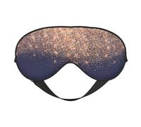 Cobre Azul Marino Rosa Brillo Maquillador Belleza, Cubreojos completos Antifaz bloqueador de luz Antifaz para dormir Antifaz suave con los ojos vendados Noche