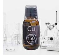 Cobre coloidal artesanal 150 PPM, 50 ml. Con certificado de autenticidad. ESNUTRIENTLAB. 99,99% de pureza.