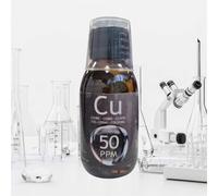 Cobre coloidal artesanal 50 PPM, 100 ml. Con certificado de autenticidad. ESNUTRIENTLAB. 99,99% de pureza