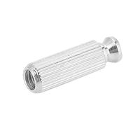 Cobre de Cobre-zinc Premium Guitarra Eléctrica Puentes Tremolo Bridgs con Altura Ajustable Estado de Anclaje Trémolo 8 Mm para Floyd Rose Reemplazo Oro 2 2 (SILVER)
