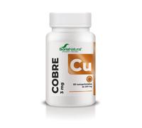 Soria Natural Cobre Liberación Sostenida - Ayuda al Metabolismo - Contribuye al Transporte de Hierro en el Cuerpo - Metabolismo Energético Normal - 60 Comprimidos de 250mg