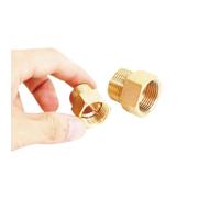 Cobre M/F M14 * 1,5, M20 * 1,5, 1/4 ", 1/2" adaptador de acoplador de latón roscado macho a hembra accesorio de tubería de latón