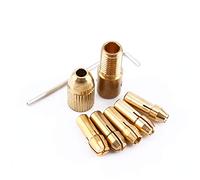 Cobre Mini Talad Druck Conjunto con brocas de micro giro de 0.5 mm a 3 mm, kit de coleta preciso para PCB, ABS, perforación de lámina de aluminio