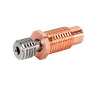 Cobre para la garganta Boquilla de impresora 3D de aleación de cobre con rotura de calor V6 de garganta totalmente metálica for bloque calefactor de 1,75 mm(Type A,Eight pieces)