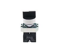 Cobre plata punto XB2-BD33 diámetro del agujero 22mm interruptor giratorio 3 posiciones interruptor de botón de retorno automático 2NO