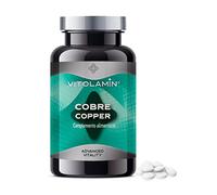 Cobre Suplemento VITOLAMIN® | 365 comprimidos vegetarianos | 2mg de Cobre puro | Apoyo diario al sistema inmunológico. Contribuye a la pigmentación normal del cabello y la piel.