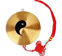 Cobre Taiji Yin y Yang Espejo Convexo Adornos cóncavos Espejo de artesanía para el hogar (Color : M)