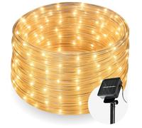 Cobus CozyHome Tubo LED de luces decorativas - 200 LED & 8 modos & temporizador | Solar 12 m I Fairy lights decoracion Luz led hadas Luzes I Luces led pequeñas Guirnalda luces Tira led solar exterior