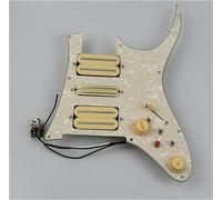 CoByda Protector de pastilla precableado multifunción HSH precableado, Alnico V Humbucking Pickup Multi-Switch para piezas de repuesto de guitarra eléctrica Ibanez RG Series