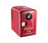 Coca-cola 12V Portable 4 Liter/6 Can Thermoelectric Mini Fridge/Warmer with Bluetooth Speaker