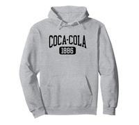 Coca-Cola 1886 Varsity Style Classic Retro Black Logo Sudadera con Capucha
