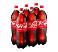 Coca-Cola - Bebida Alcohol, con sabores naturales, 2L unidades de 6