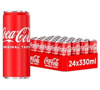 Coca Cola Bebida Refrescante - Paquete de 24 x 13.75 ml - Total: 330 ml