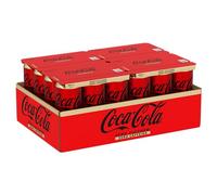 Coca-Cola Cero azúcares cero cafeína, todo el sabor de la fórmula Coca-Cola sin calorías y sin cafeína, lata 100% reciclable - 24 latas de 330 ml