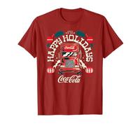 Coca-Cola Christmas Always Ice Cold Happy Hollidays Poster Camiseta