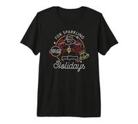 Coca-Cola Christmas For Sparkling Holidays Neon Sign Style Camiseta Premium