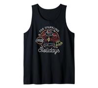 Coca-Cola Christmas For Sparkling Holidays Neon Sign Style Camiseta sin Mangas