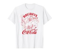 Coca-Cola Christmas Holidays Are Coming Vintage Poster Camiseta