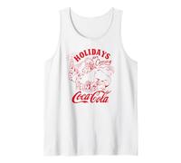 Coca-Cola Christmas Holidays Are Coming Vintage Poster Camiseta sin Mangas