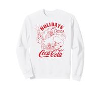 Coca-Cola Christmas Holidays Are Coming Vintage Poster Sudadera