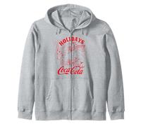 Coca-Cola Christmas Holidays Are Coming Vintage Poster Sudadera con Capucha