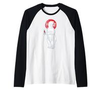 Coca-Cola Christmas Polar Bear Portrait Camiseta Manga Raglan
