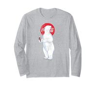 Coca-Cola Christmas Polar Bear Portrait Manga Larga