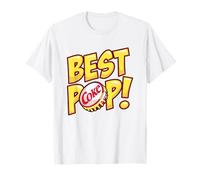 Coca-Cola Classic Best Pop! Cap Vintage Big Chest Text Logo Camiseta