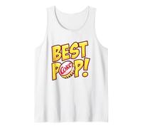 Coca-Cola Classic Best Pop! Cap Vintage Big Chest Text Logo Camiseta sin Mangas