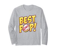 Coca-Cola Classic Best Pop! Cap Vintage Big Chest Text Logo Manga Larga