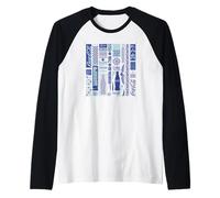 Coca-Cola Coke Adds Life Vintage Ads Collage Camiseta Manga Raglan