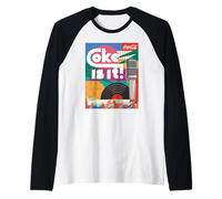 Coca-Cola Coke Is It! Vintage Music Poster Camiseta Manga Raglan