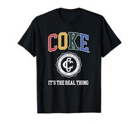 Coca-Cola Coke It's The Real Thing Genuine & Authentic Logo Camiseta