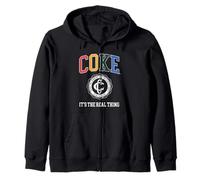 Coca-Cola Coke It's The Real Thing Genuine & Authentic Logo Sudadera con Capucha