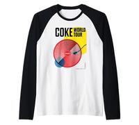 Coca-Cola Coke World Tour Coke Adds Life! Poster Camiseta Manga Raglan
