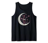 Coca-Cola Crescent Moon Leaves Classic Bottle Camiseta sin Mangas