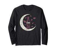 Coca-Cola Crescent Moon Leaves Classic Bottle Manga Larga