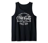 Coca-Cola Delicious and Refreshing Distressed Sale Sign Logo Camiseta sin Mangas