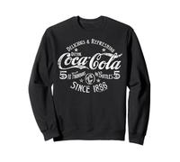 Coca-Cola Delicious and Refreshing Distressed Sale Sign Logo Sudadera