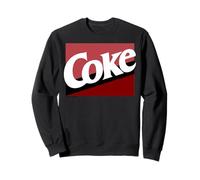 Coca-Cola Diagonal Stripes Coke Graphic Sweatshirt Sudadera
