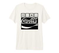 Coca-Cola Enjoy Coca-Cola Nested Logo Minimalist Icons Camiseta Premium