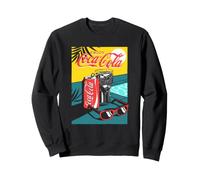 Coca-Cola Enjoy Coke by The Pool Big Chest Retro Poster Sudadera
